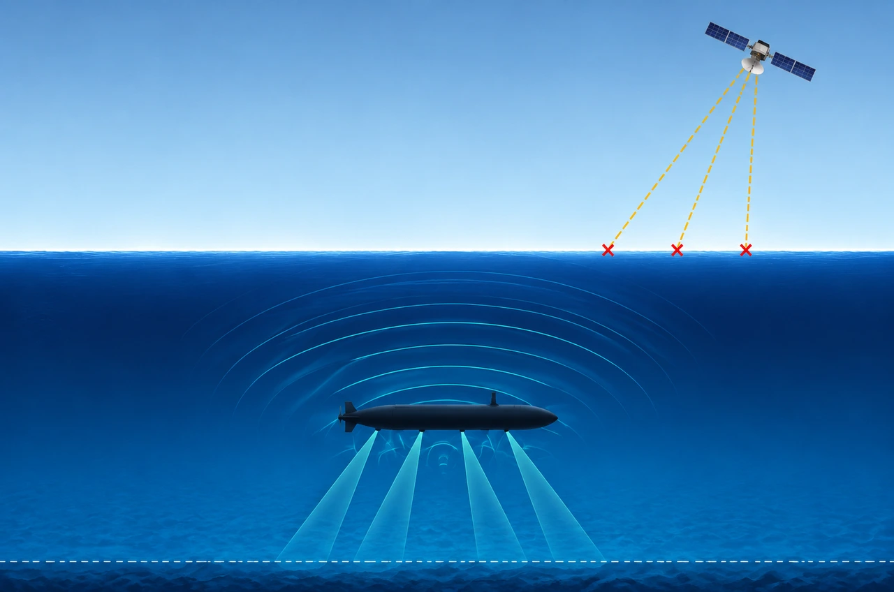 Underwater GPS Explained — How positioning works below the surface. GPS signals die at water while acoustic waves navigate the deep.