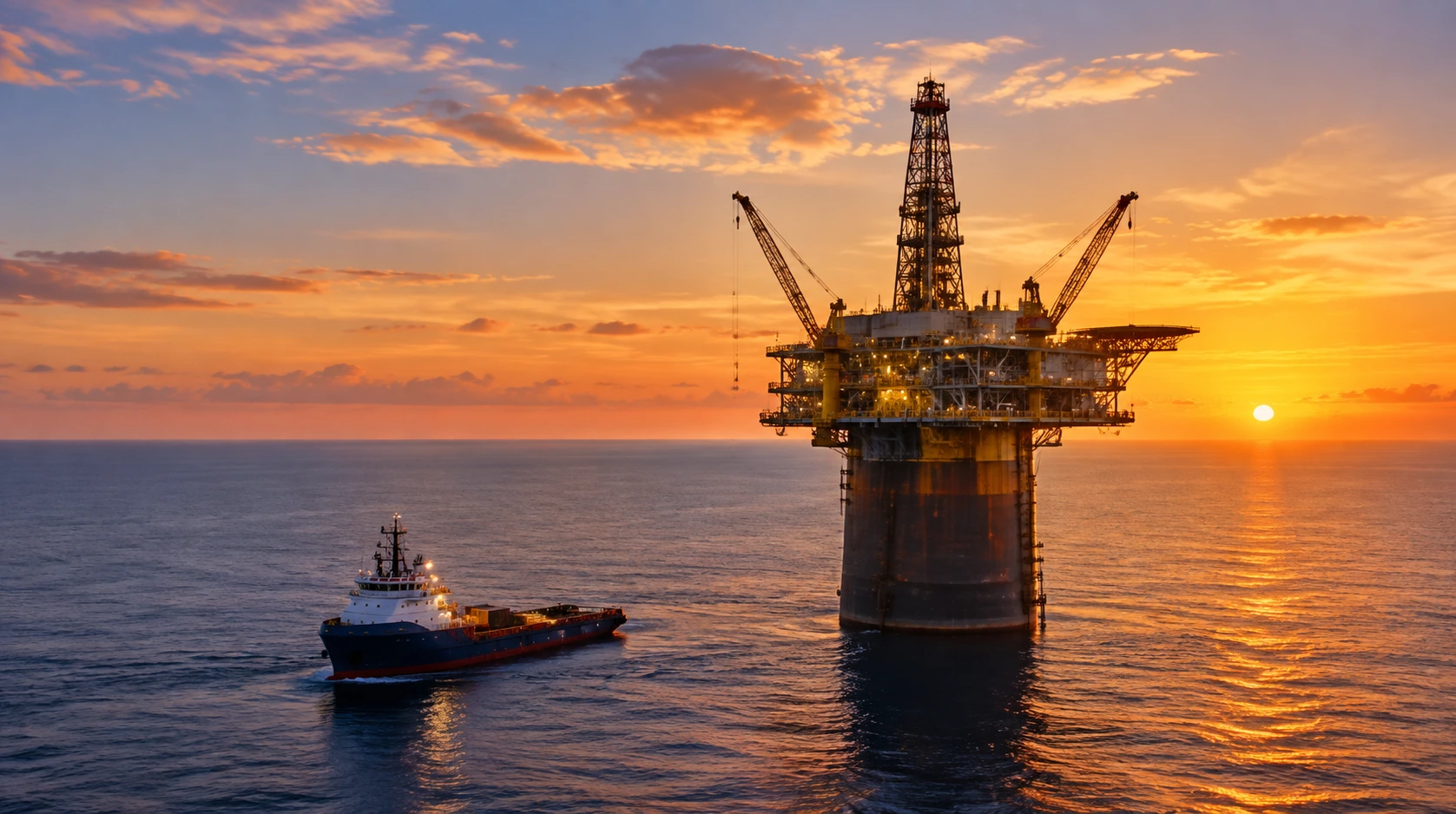 deepwater spar platform in the Gulf of Mexico